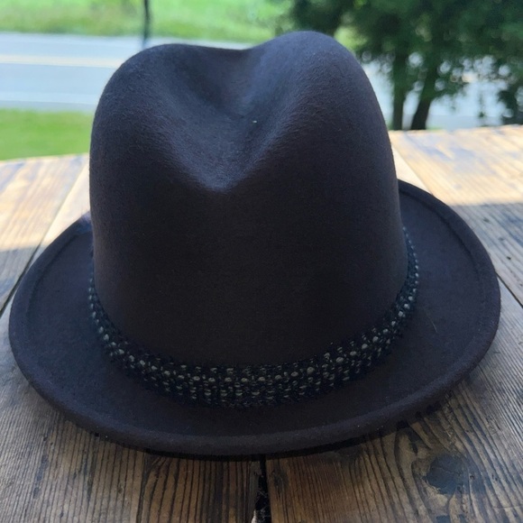 Vintage Washburn Water-Way Felt Finish Mens Wool Fedora Hat 6 3/4 - Picture 3 of 6